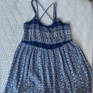 boho hippy mini dress